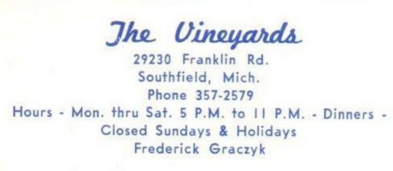The Vineyards - Vintage Postcard